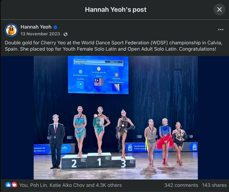 YB Hannah FB Post