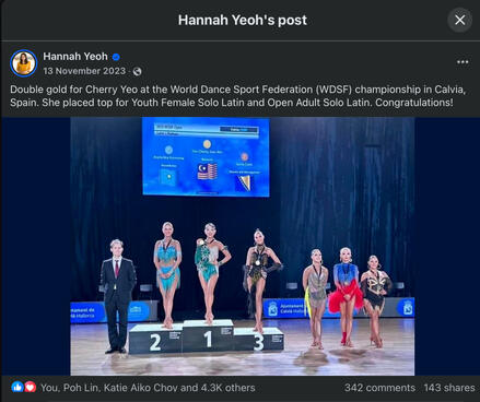 YB Hannah FB Post