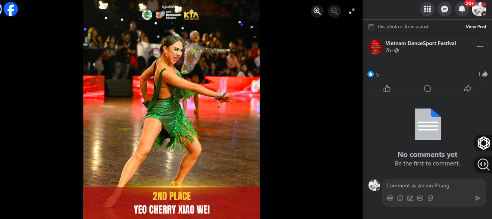 Vietnam Dancesport Festival (Facebook)