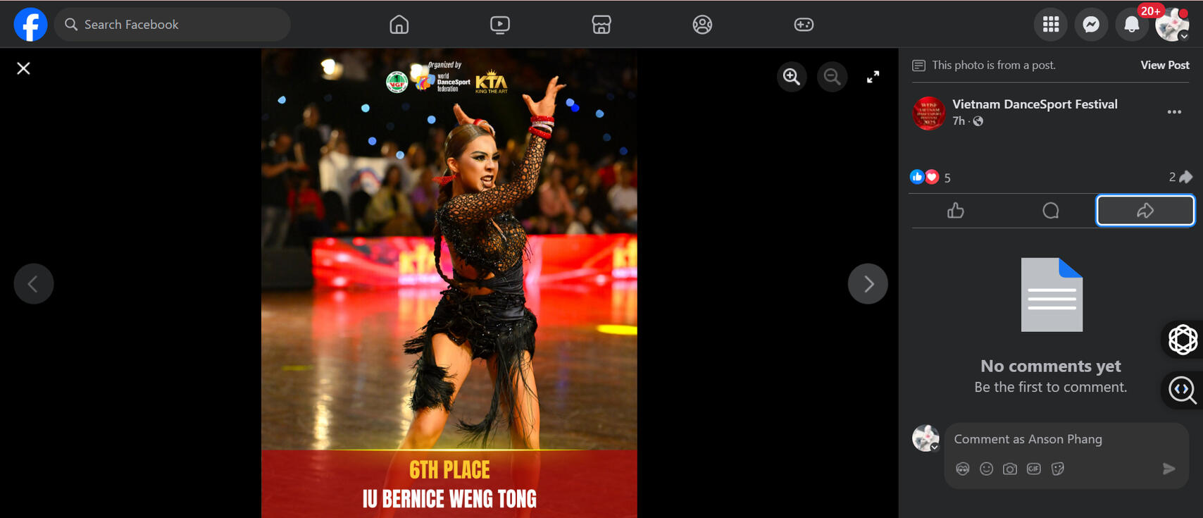 Vietnam Dancesport Festival (Facebook)