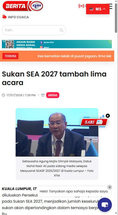 Berita RTM