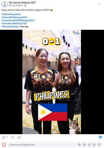SEA Games Malaysia 2027 (Facebook)