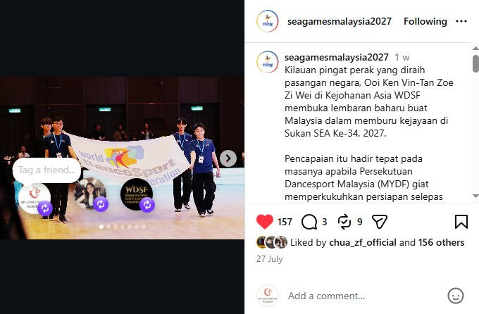 SEA Games Malaysia 2027 (Instagram)