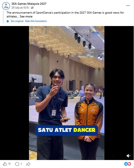 SEA Games Malaysia 2027 (Facebook)