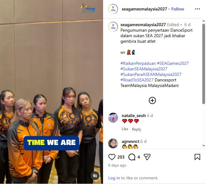SEA Games Malaysia 2027 (Instagram)