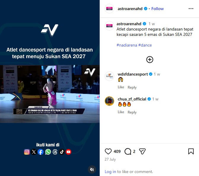 Astro Arena HD (Instagram)