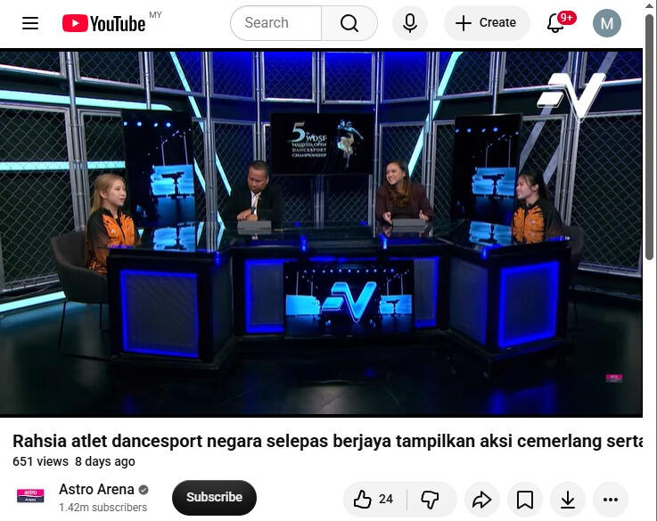 Astro Arena (YouTube)